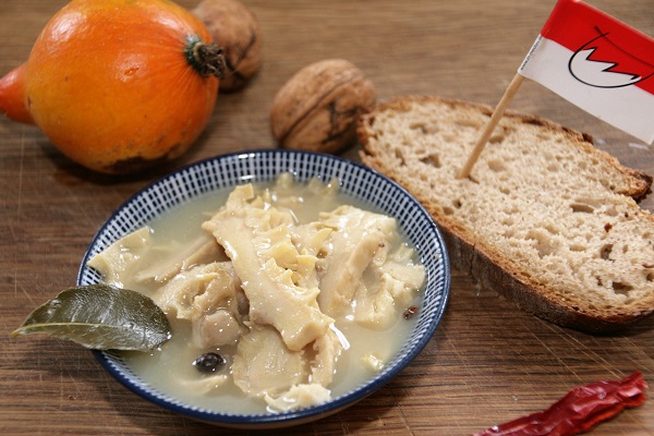 Suppe aus Rinderpansen