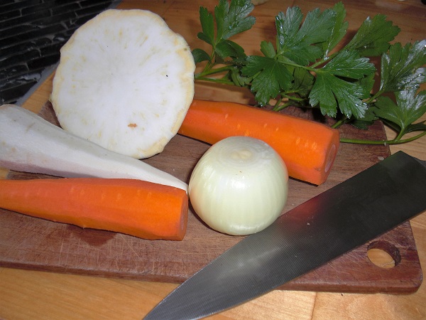 Gemüse für den Tafelspitz