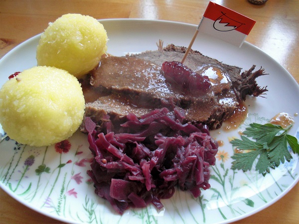 Fränkischer Sauerbraten mit Lebkuchensoße