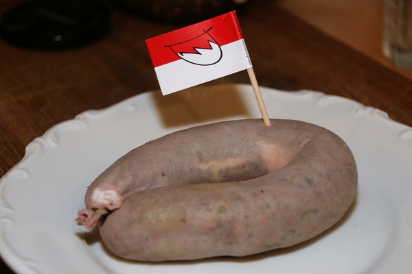 Ungeräucherte fränkische Krautwurst