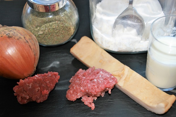 Zutaten für Leberkäse-Rezept aus der Fränkischen Schweiz