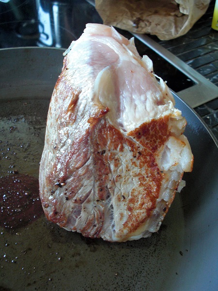 Schweineschulter anbraten