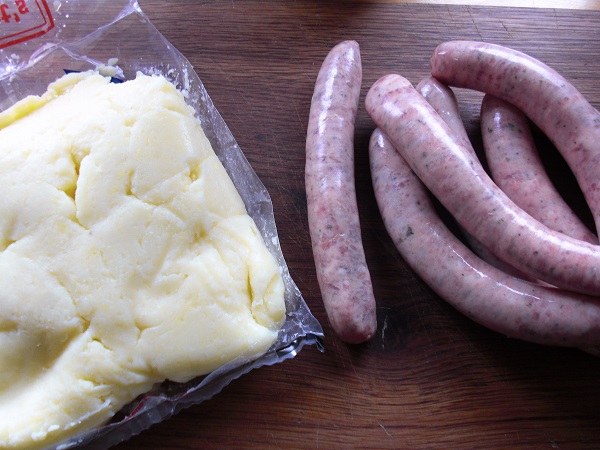 zutaten für Fränkische Klöße mit Brät