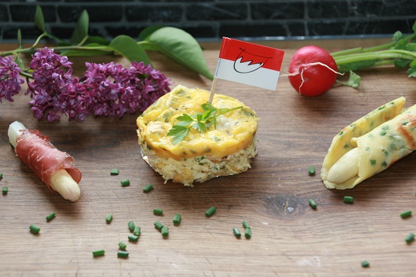 Fränkischer Spargel auf drei Arten zubereitet