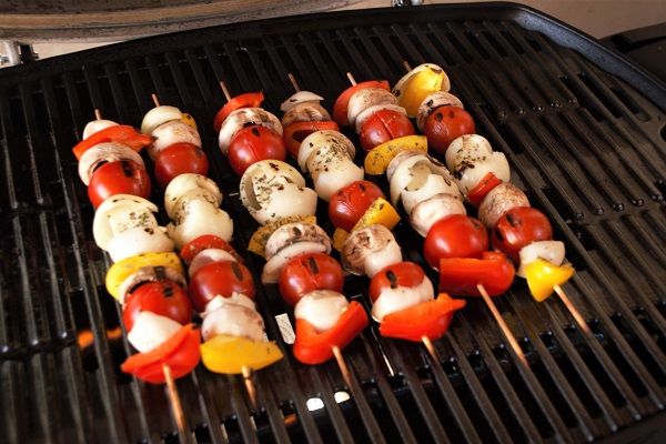 Vegetarische Grillspieße – Franken ist wie ein kleines Wunderland